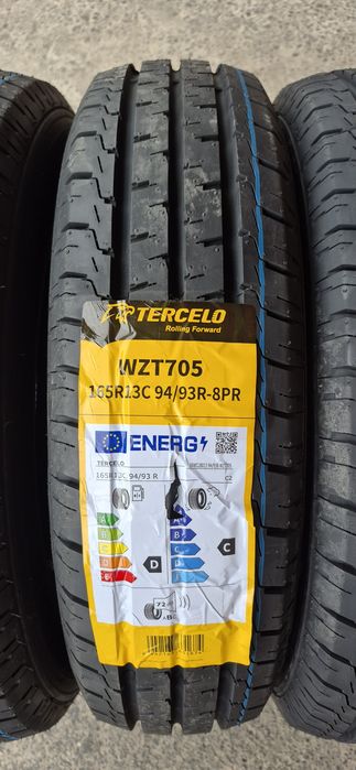 4 anvelope vara noi Tercelo 165/R13C,dot 2025.Pretul este pe bucata.