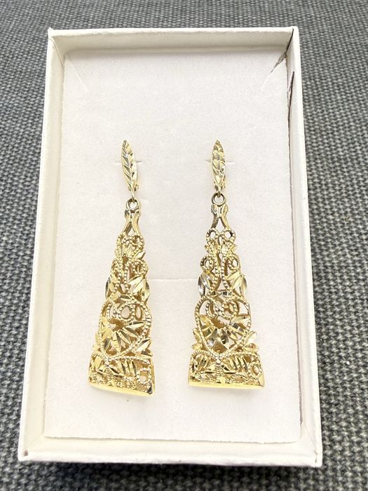 Златни обици 14 карата