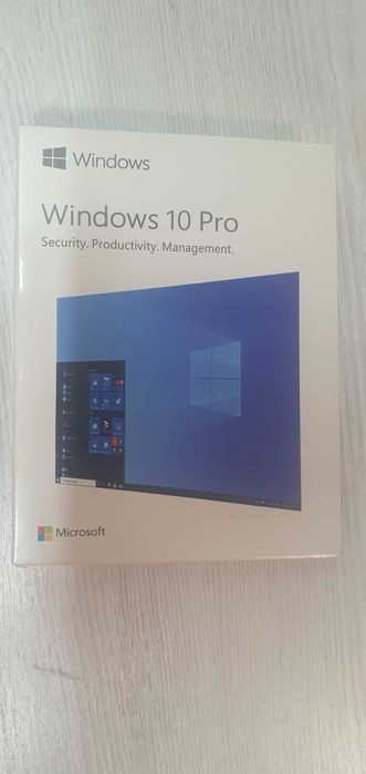 Windows 10 pro, официальный ключ в коробке