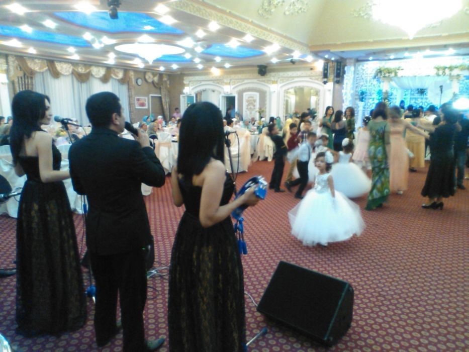 Ош, никох, банкет ва бошқа маросимлар учун усилител, колонка ва ансамб