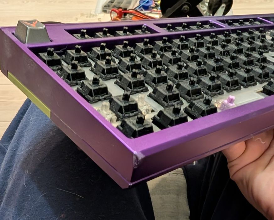 Vand tastatura mecanica aluminiu Endless 80 VIA wired