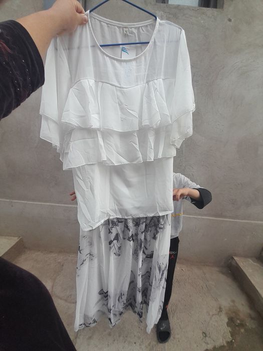 Кофта юбка летний шифон