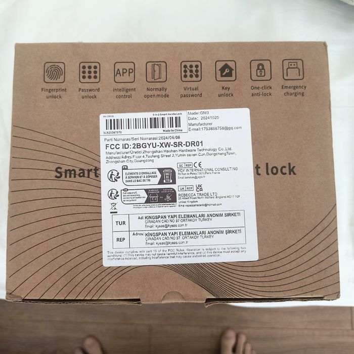 Yala Smart aplicație amprenta card cod pin amrenta
