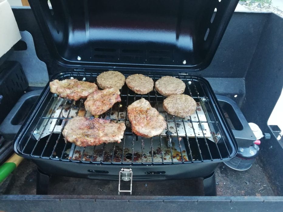 Grătar pe gaz Landmann pentru camping