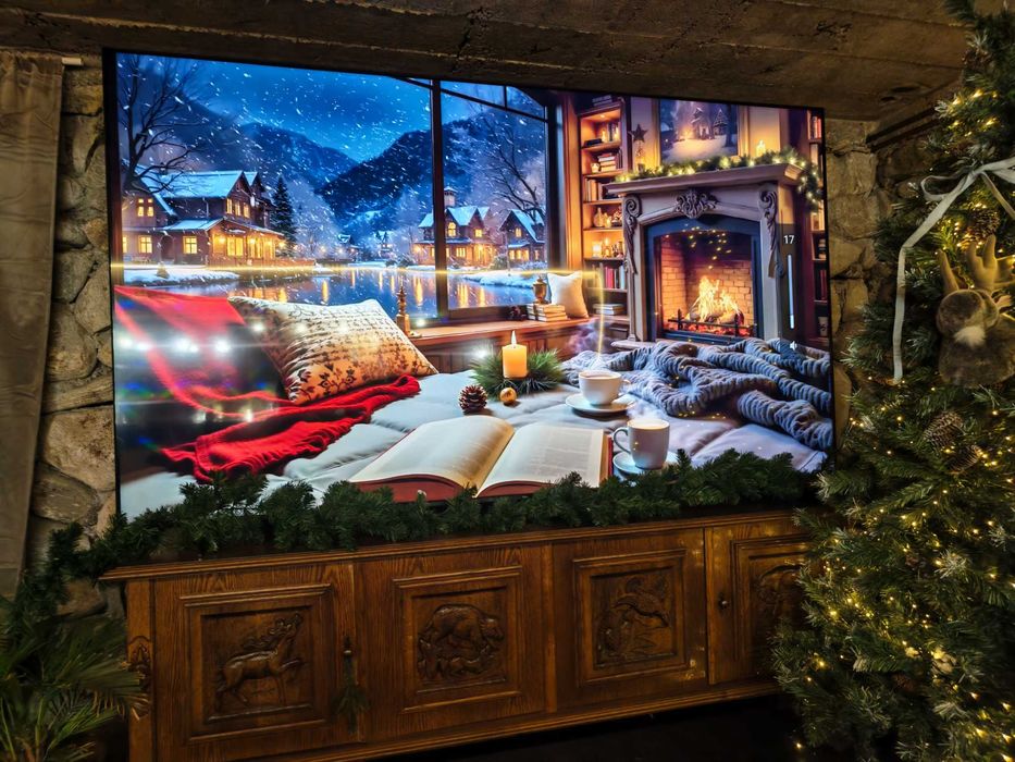 Televizor TCL cinema - 248 cm, Smart Google TV, 4K Ultra HD, 100 Hz