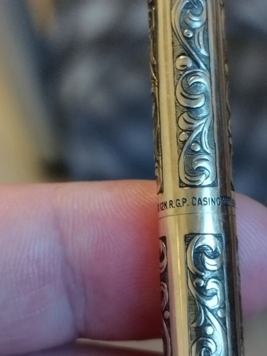 Pix vintage Sheaffer 12k RGP Made In USA