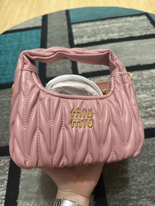 Geanta Handbag Miu Miu Roz Noua Fullbox