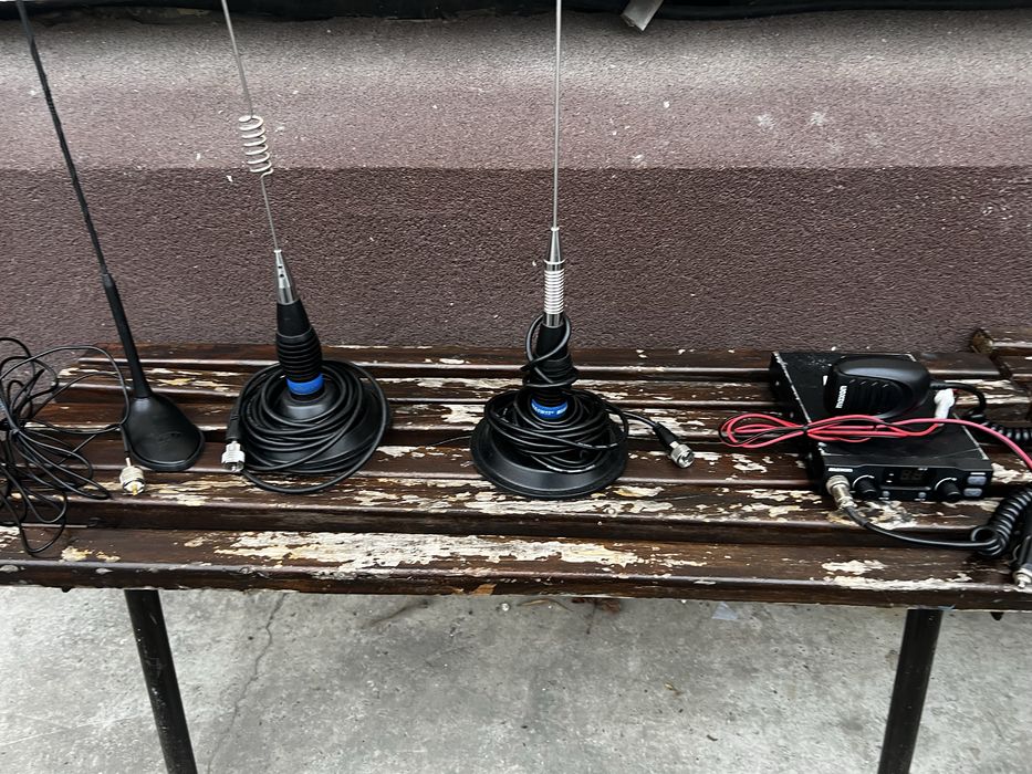 Statie radio CB Maxon CM10 cu squelch automat / antena MEGAWAT/ CB PNI