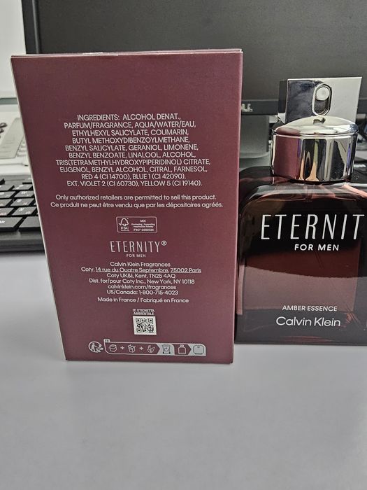 Парфюм Eternity Amber Essence на Calvin Klein