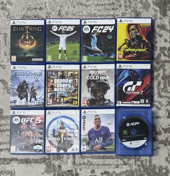 Продам игры на Playstation 5 идеал