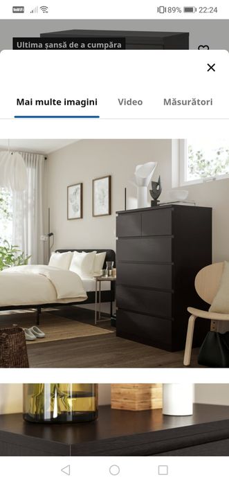 Comoda Ikea 6 sertare Malm