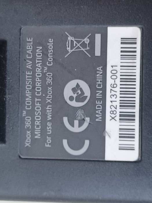 Cablu s-video av, rca, compozit, xbox 360 1.8m