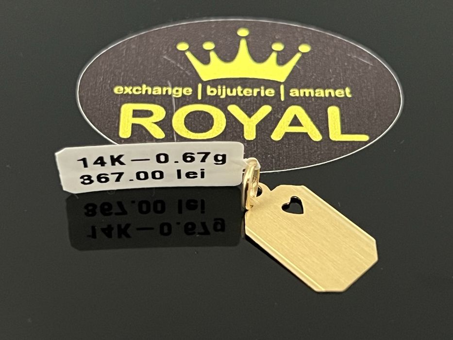 Bijuteria Royal CB : Pandant aur 14K  0,67 grame