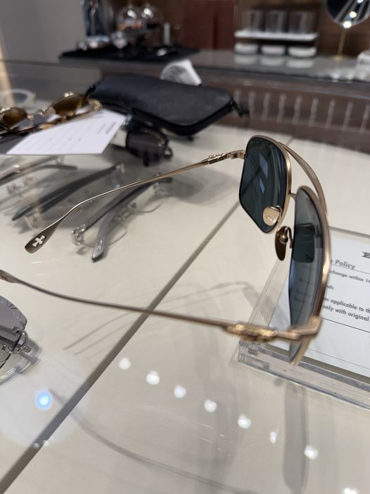 Ochelari Chrome Hearts Titan Gold