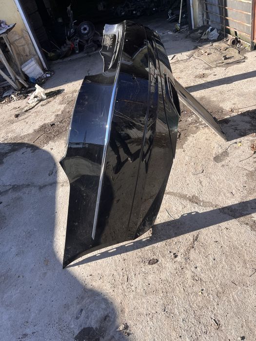 Задна броня комплект с накрайници Мерцедес Е W212 Седан черна 197