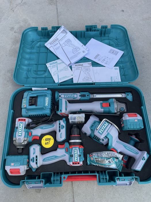 Set scule pe acumulator Total pe acumulator NOU