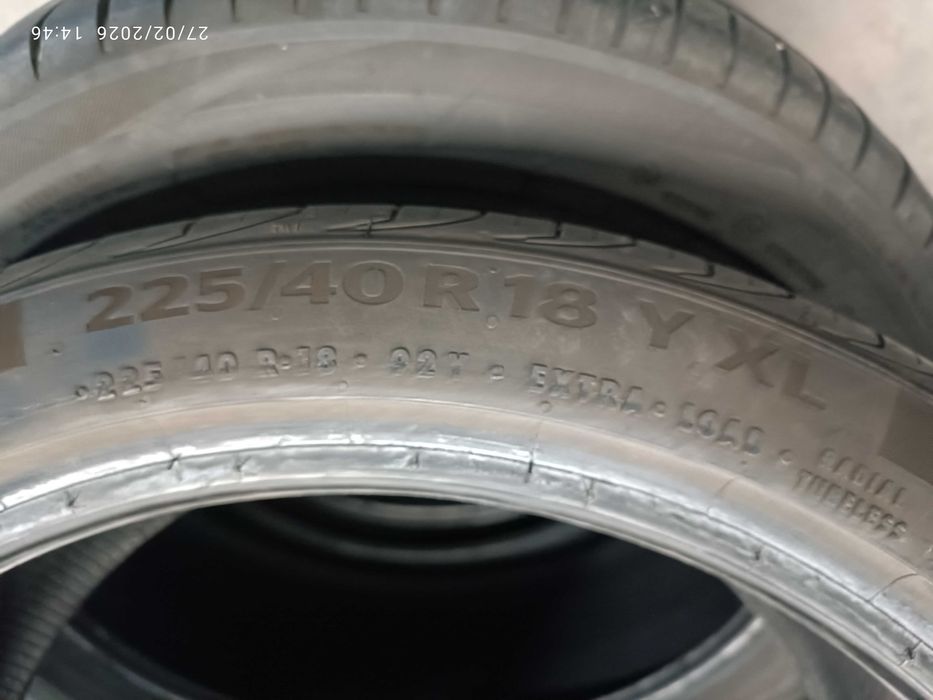4бр.летни гуми 225/40/18 Continental