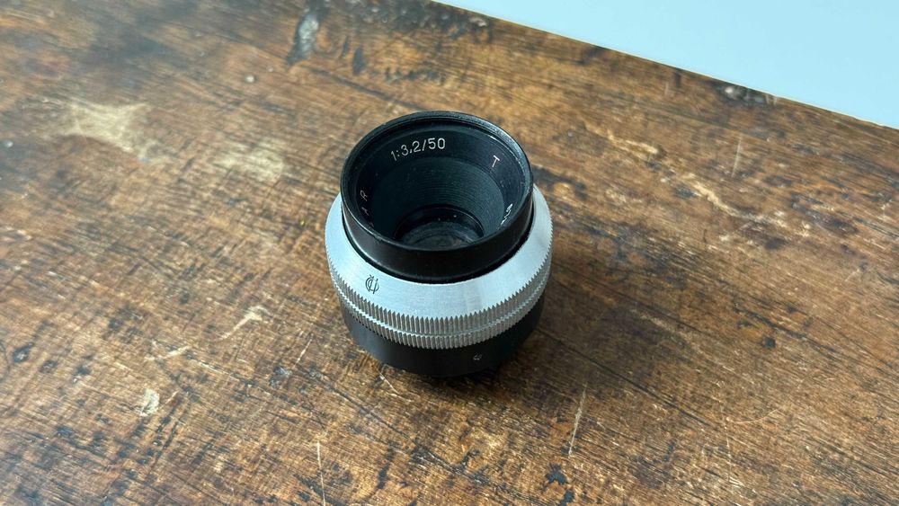 Obiectiv ior trioclar 50mm f 3.2 romania