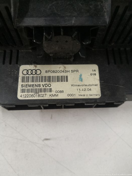 Climatronic Audi A3 Ii (8P1) [ 2003 - 2013 ] Oem 8P0820043H