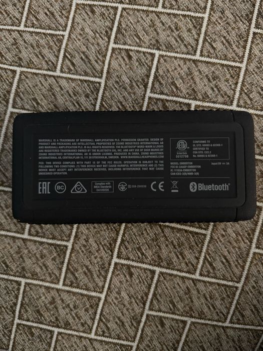 Bluetooth колонка Marshall Emberton I