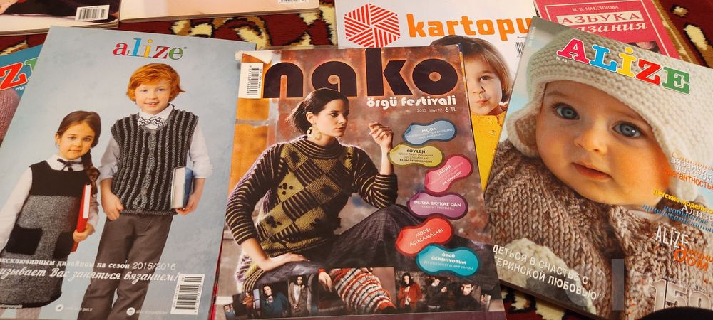 Книга для вязания kartopu, alize, nako