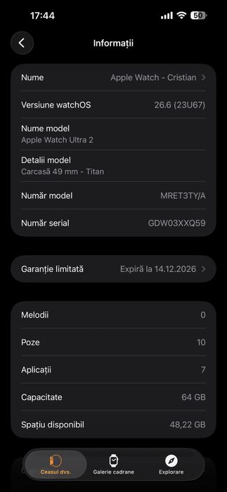 Apple watch ultra 2 Titanium