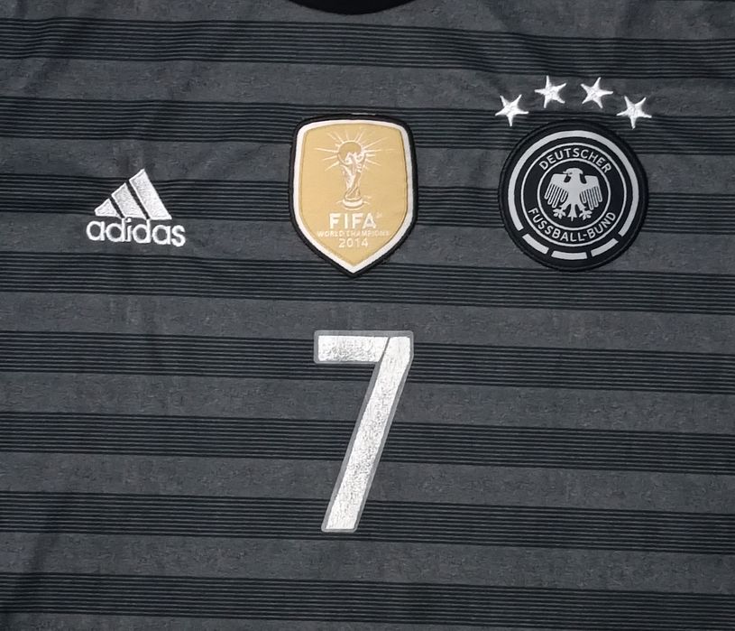 Adidas Germany #7 Schweinsteiger 2015/17 Away Jersey тениска M Адидас