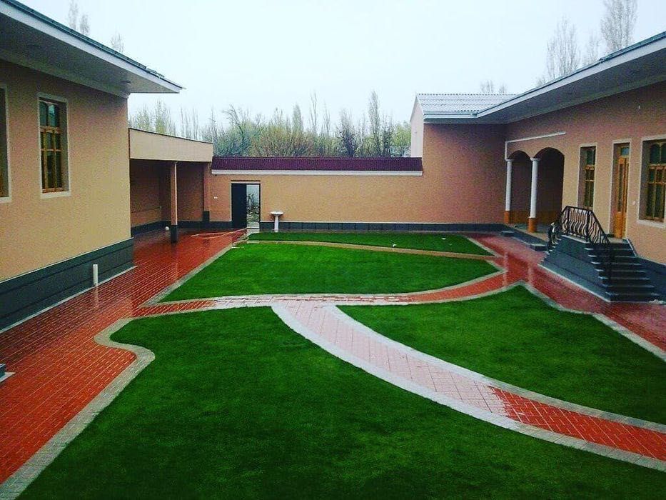 Рулонный газон Tabiy gazon ekish