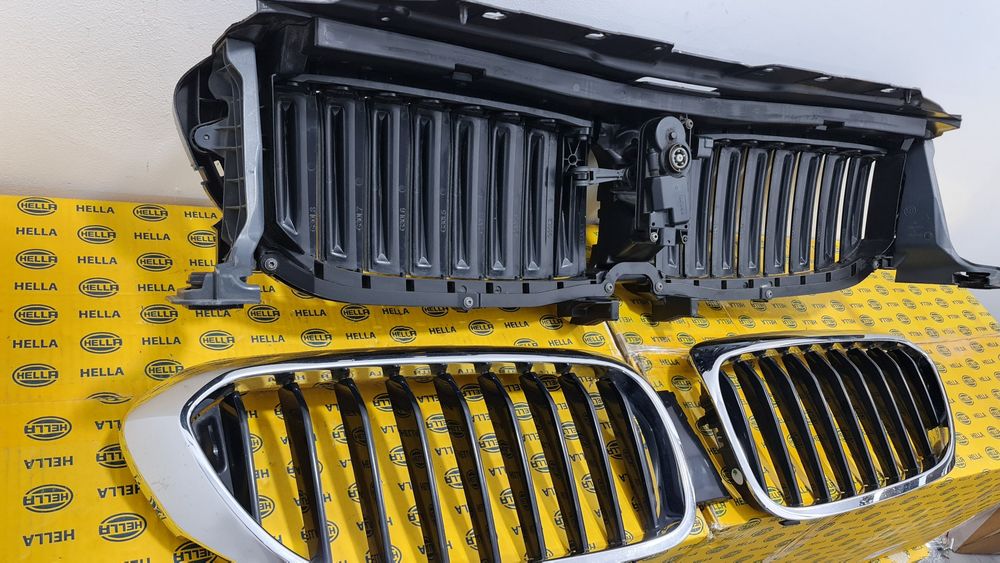 Grila masca radiator hota trager clapete active far bara BMW 5 g30 g31