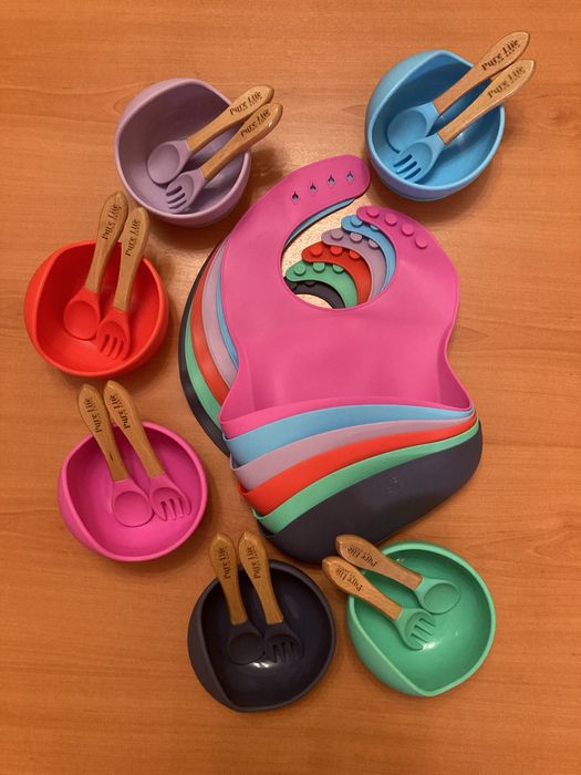 Силиконови прибори за бебе