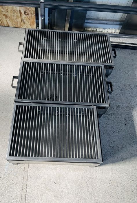 Gratar pe cărbuni 60x40cm 2mm grosime