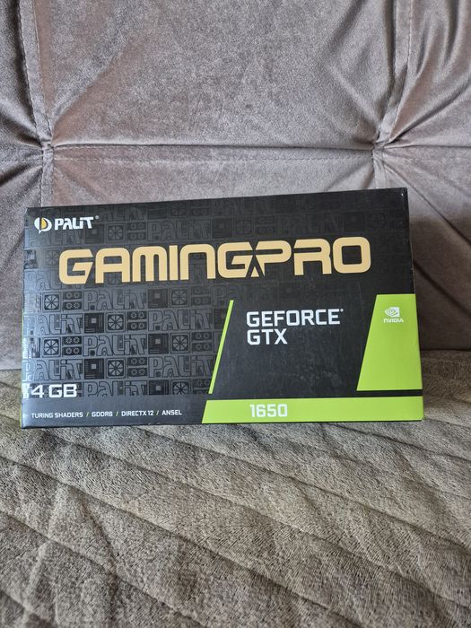 Продам видеокарту gtx 1650 Palit gaming pro