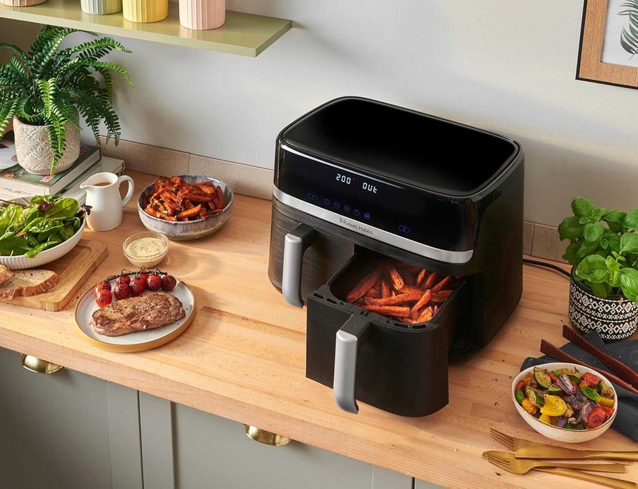 Фритюрник /Air fryer Russell Hobbs SatisFry 27681-56,2 камери, 9 л