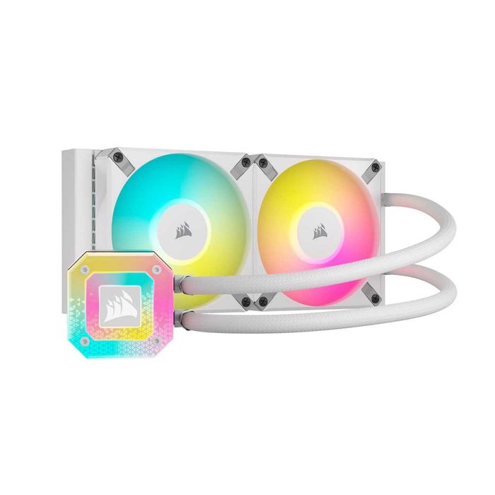 !Жид.охлажд.Corsair iCUE H100i ELITE CAPELIX XT WHITE 240mm|Цена с НДС