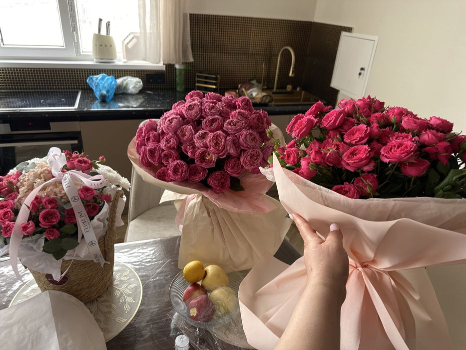 Свежие цветы только полученное