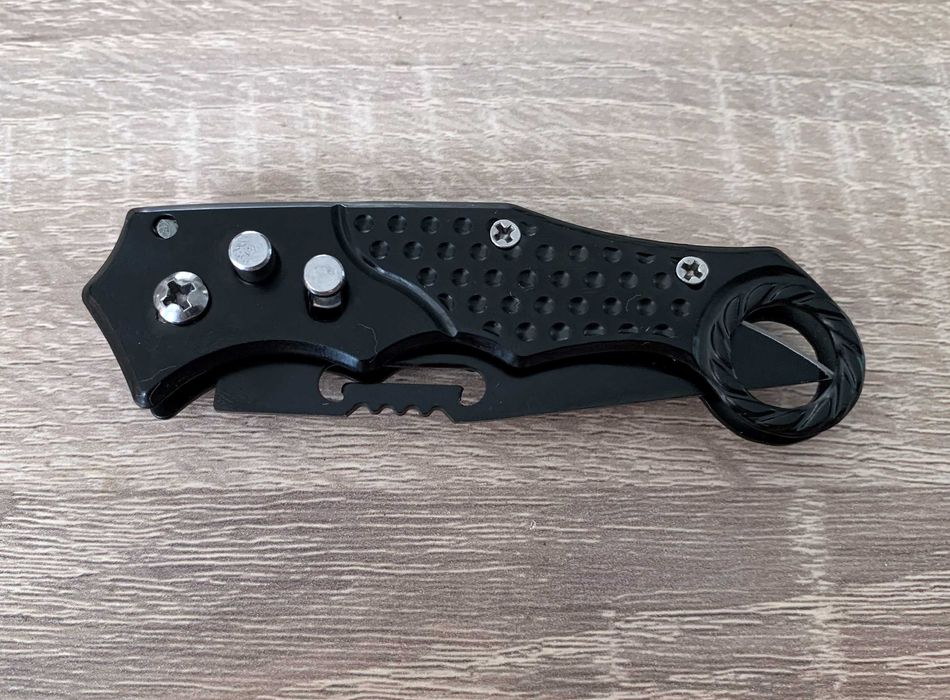 Briceag negru 16 cm automat M10 Dalimag - drumetii - colectie