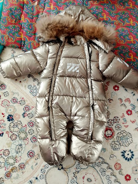 6-12 айлық балаға арналған қалың куртка