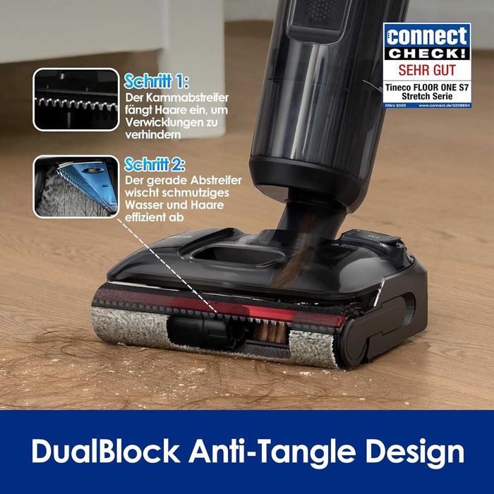 Tineco Floor ONE S7 Stretch Ултра мокро-сухо прахосмукачка, 180°
