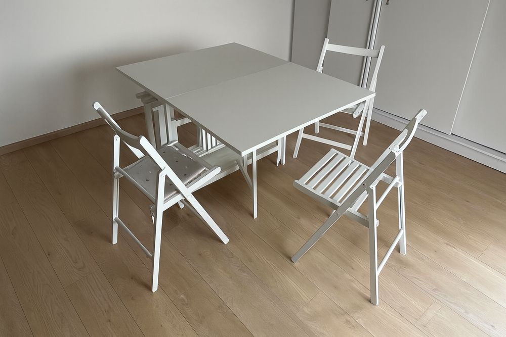 Set masa plianta cu 6 scaune Cucina