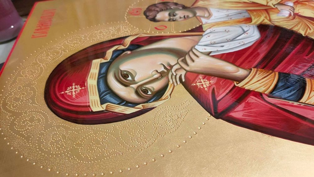 Icoane pictate manual