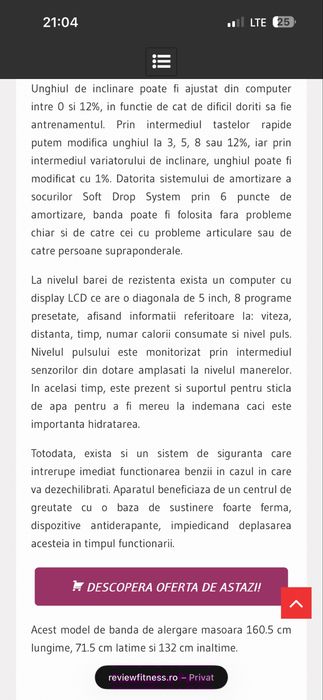 Bandă de alergare Kondition HM-4200