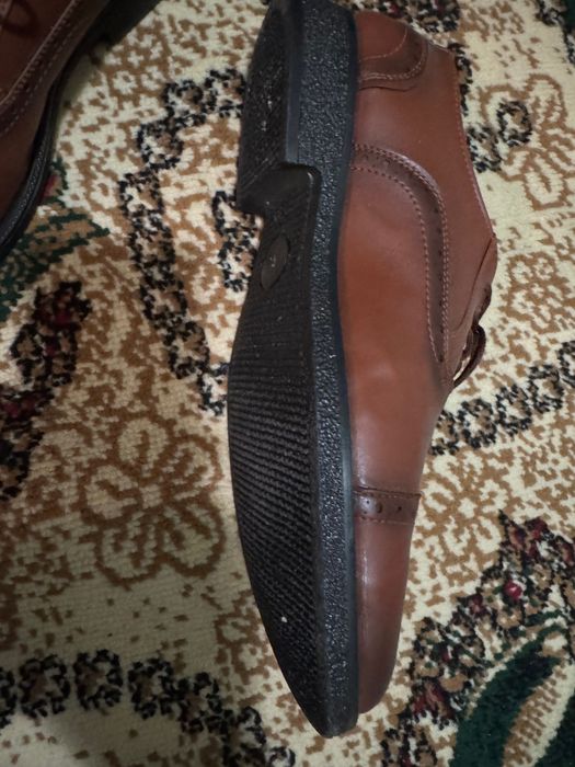 Официални мъжки обувки Pelikan от естествена кожа