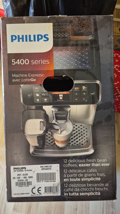 Espressor automat Philips 5400 Series LatteGo EP5444/70 – Ca nou