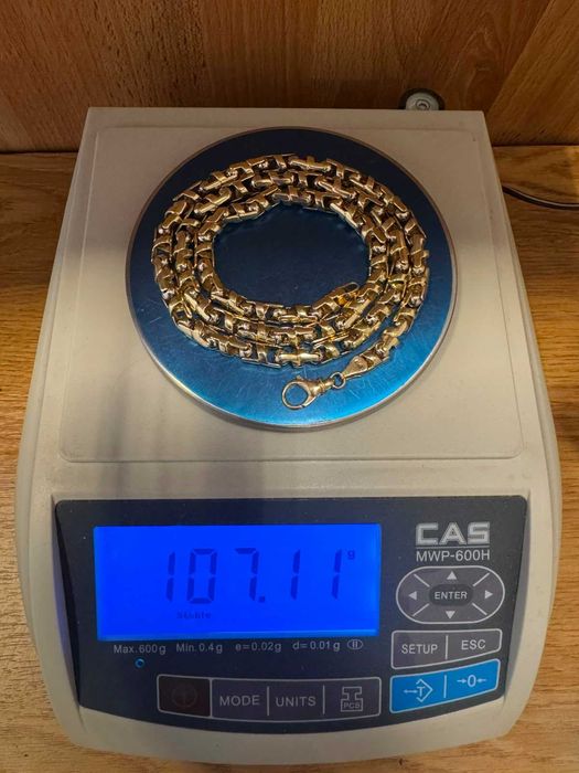 Златен Ланец / Синджир  107.11 гр.  - 14 кр. / 585 - дължина 69.5 см.