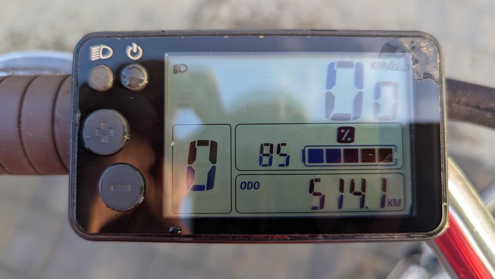 Bicicletă de oraș electrică Elops 920E Alb Marime L