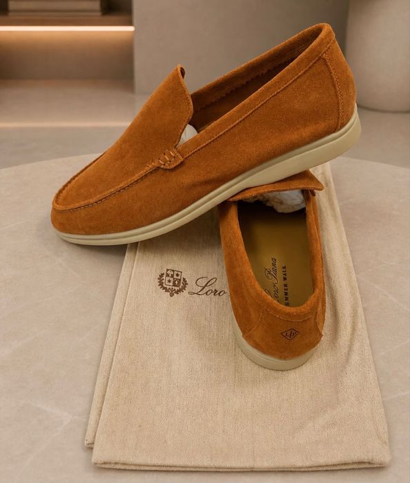 Vand Mocasini Loafers Loro Piana din Piele Naturala Full Box 41 42