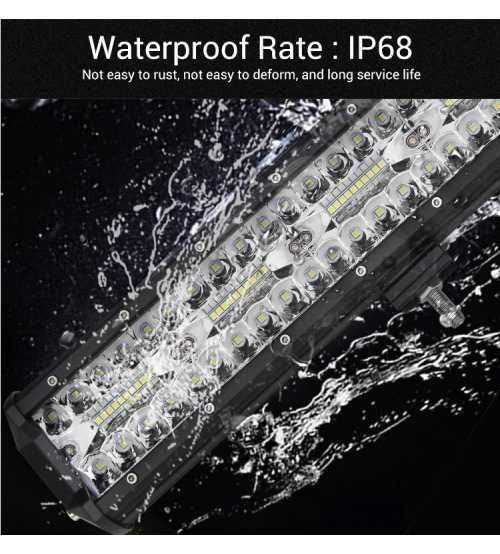 Led Bar 480w 9D Lumina Spot Si Flood Alimentre 12-24v Lungime 58 Cm