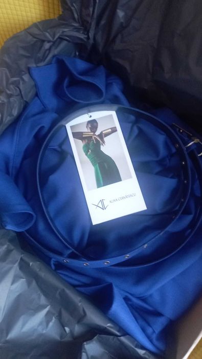 Rochie midi Alina Cernătescu, mărimea L – nouă, nepurtată!