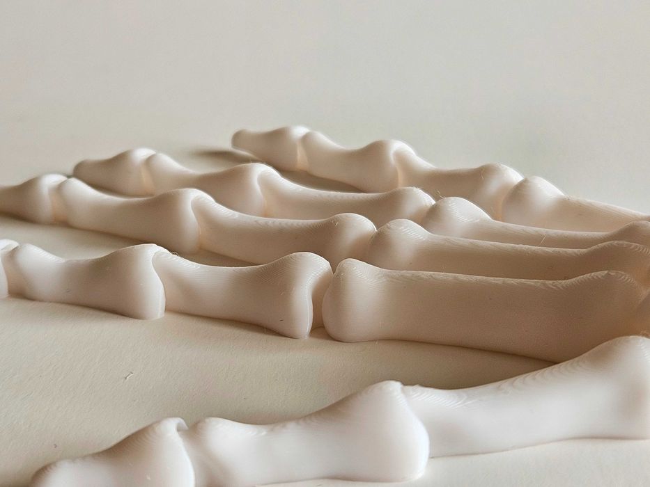 3D принтиран модел на ръка