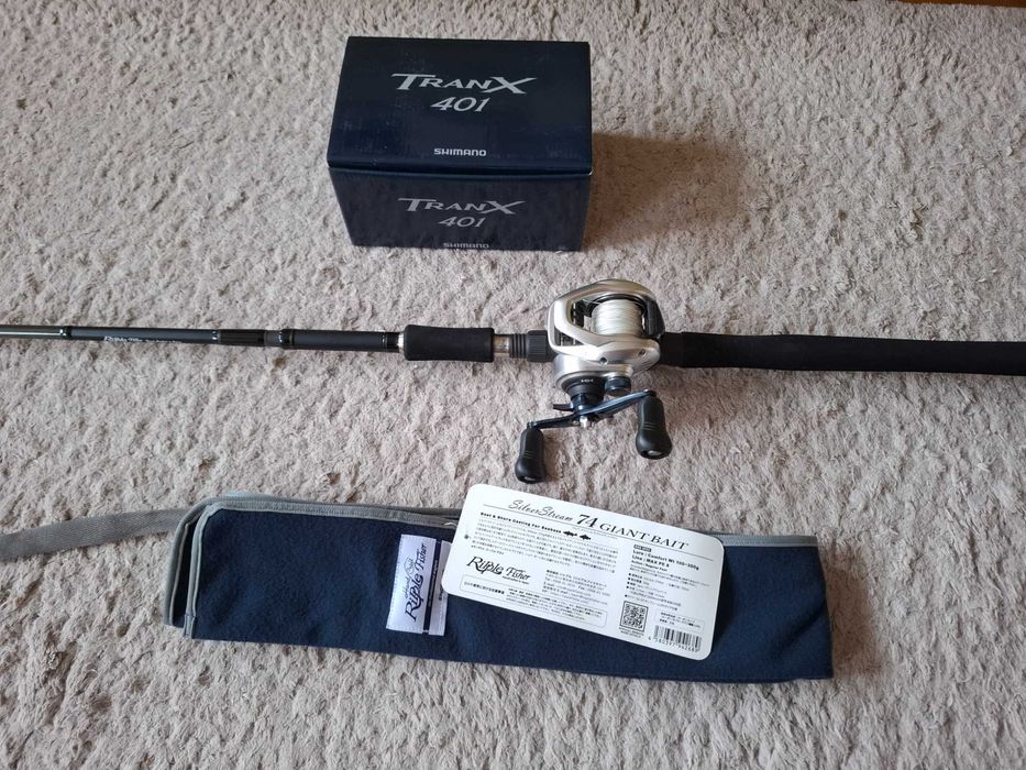 Ripple Fisher 74 и Shimano Tranx 401